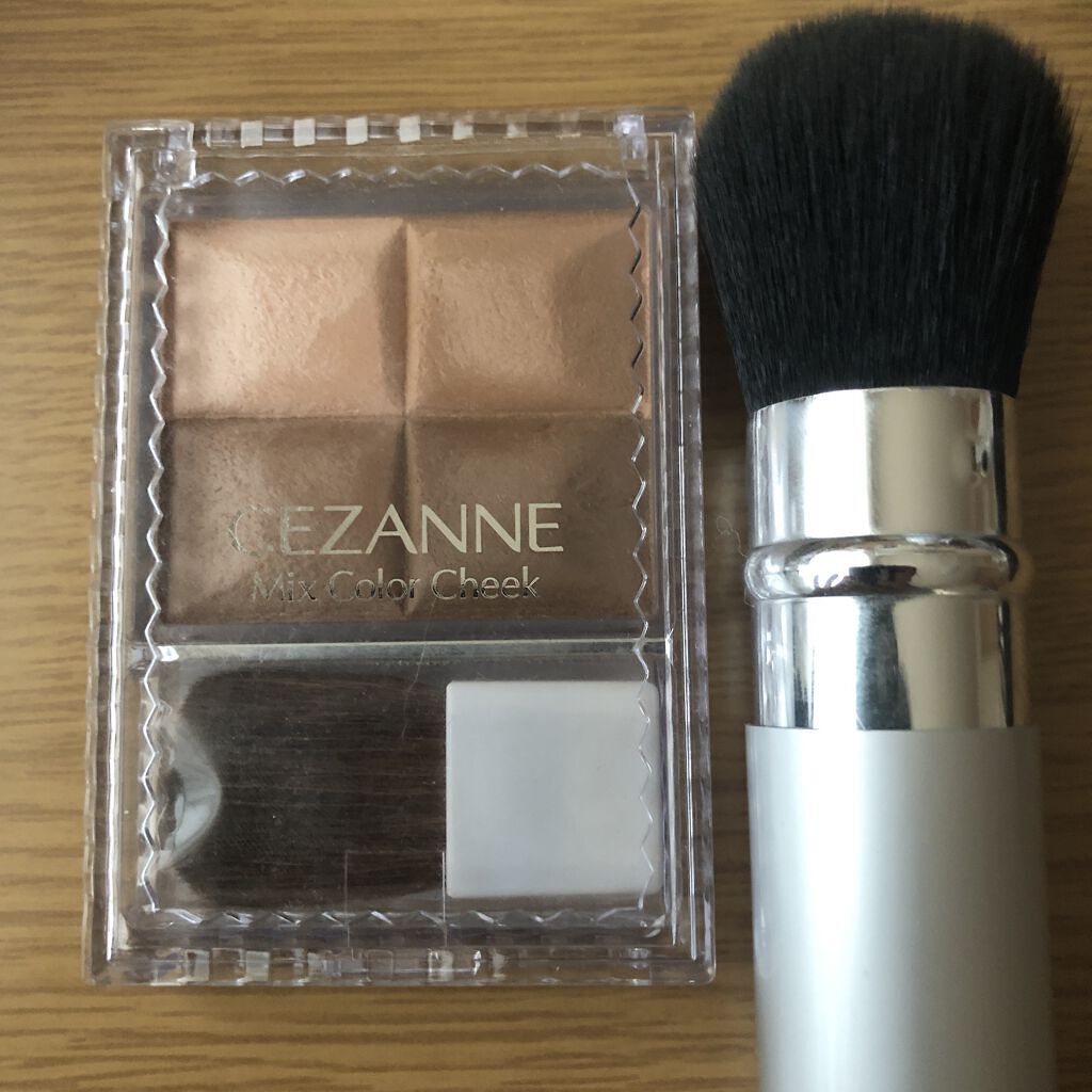 ミックスカラーチーク/CEZANNE/パウダーチークを使ったクチコミ（1枚目）