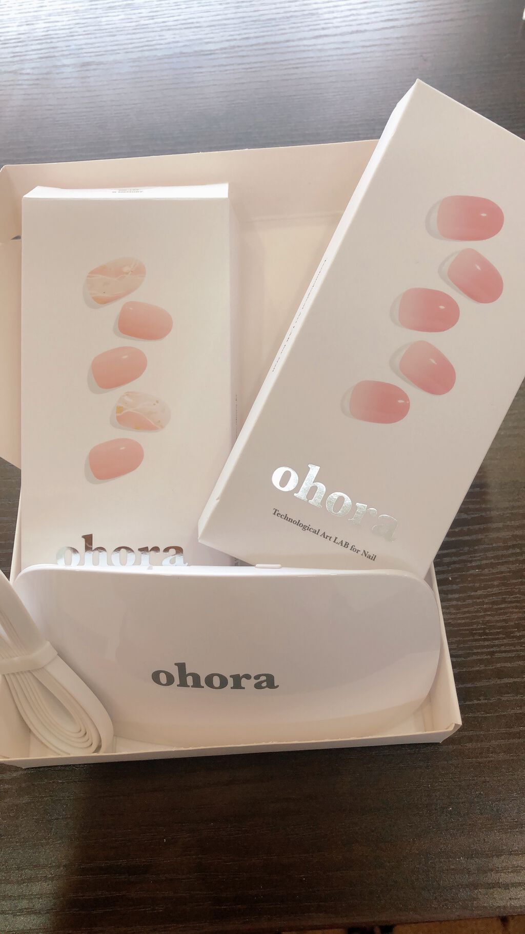 セミキュアジェルネイル(ハンド)/ohora/ネイルシールを使ったクチコミ(1枚目)