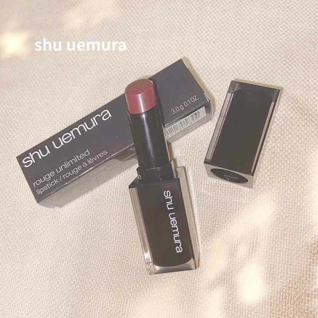 ルージュ アンリミテッド/shu uemura/口紅を使ったクチコミ（1枚目）