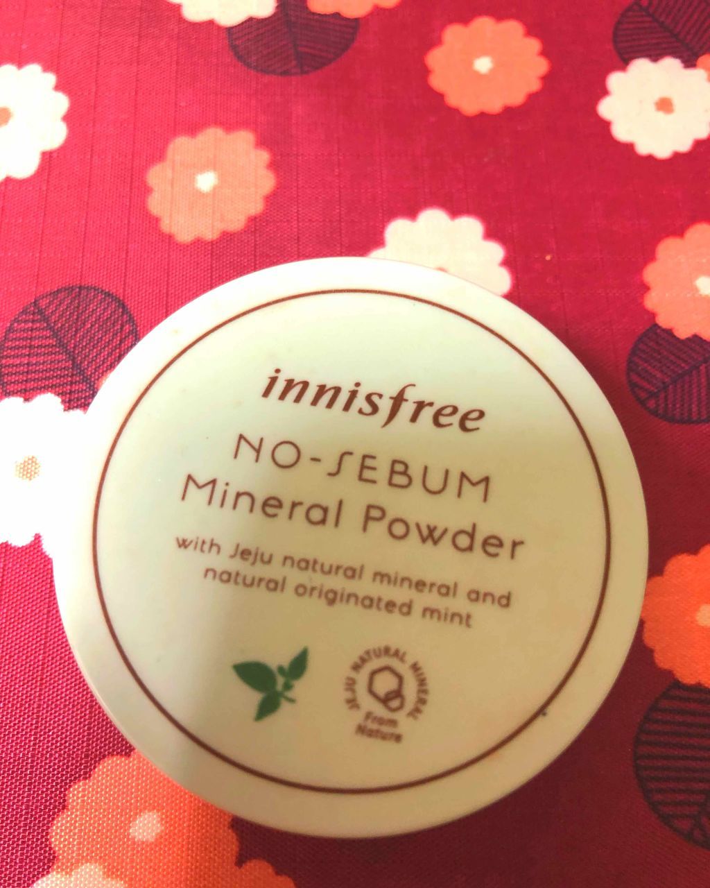 ノーセバム ミネラルパウダー/innisfree/ルースパウダーを使ったクチコミ（1枚目）