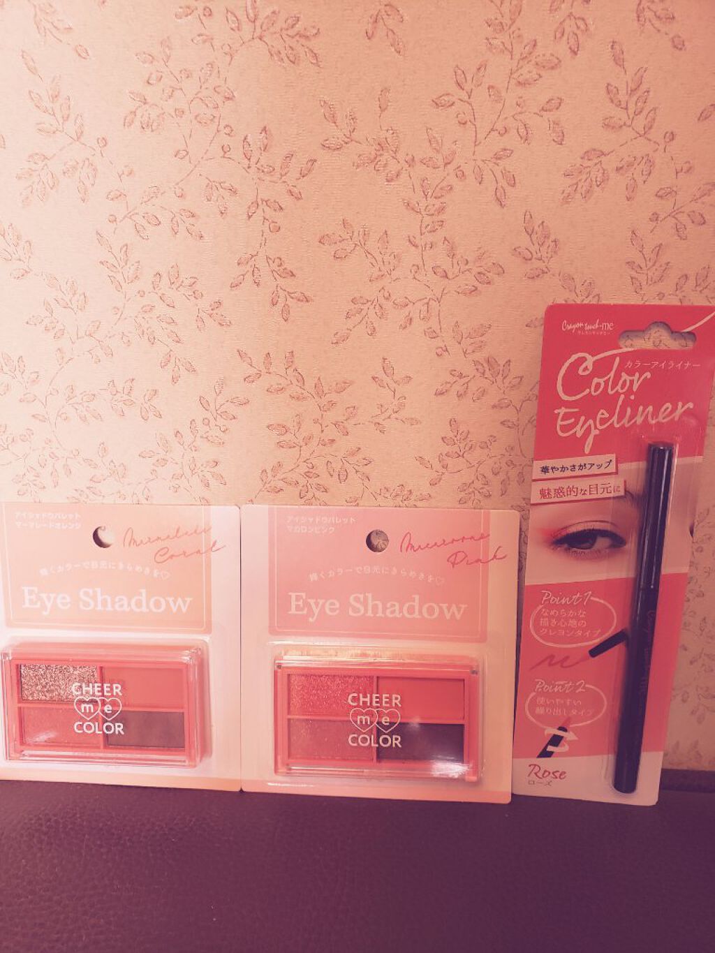 CHEER me COLOR アイシャドウ/セリア/アイシャドウパレットを使ったクチコミ(1枚目)