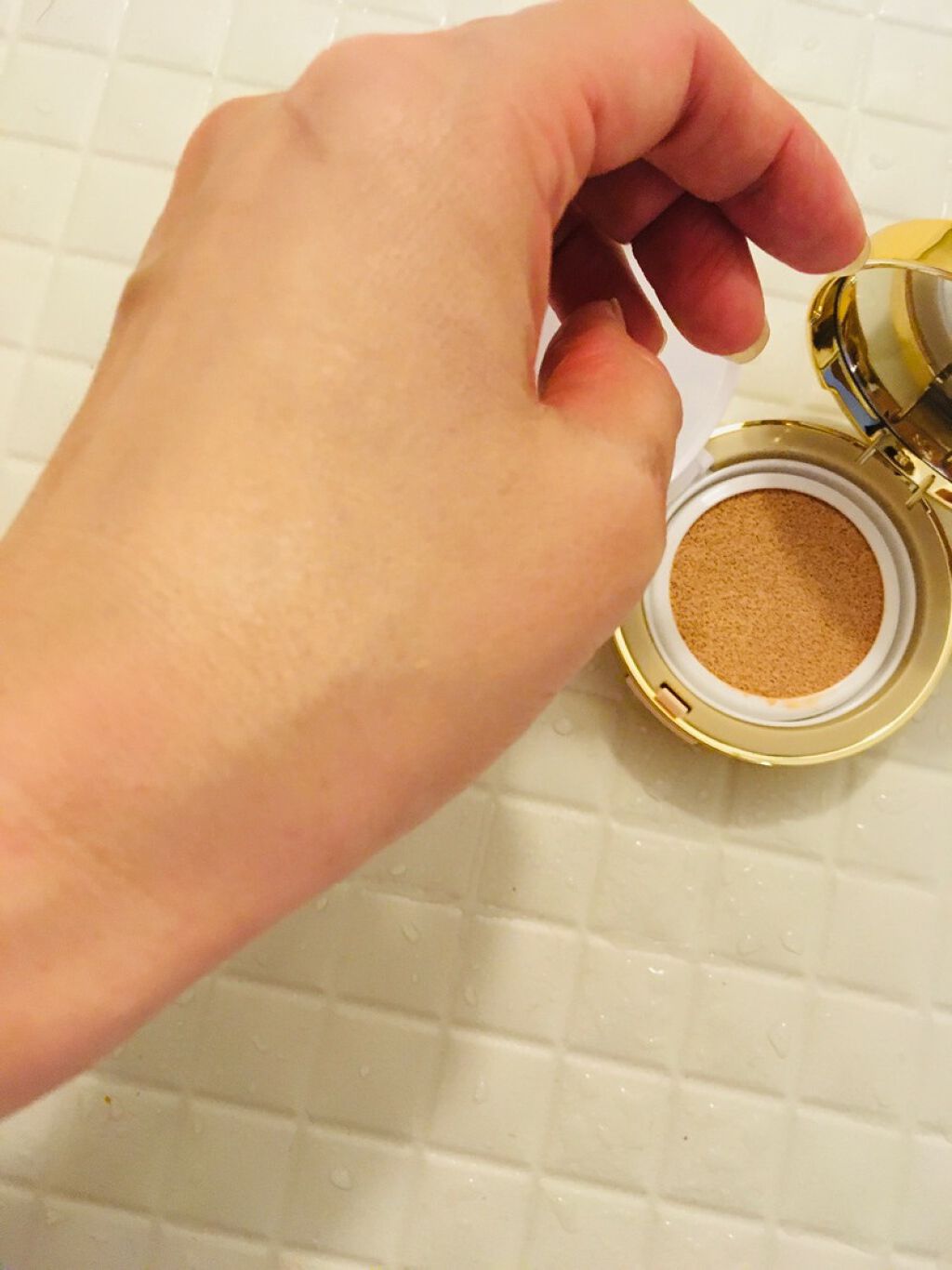 プラセンティストクッションファンデーション/ステファニー/クッションファンデーションを使ったクチコミ(4枚目)