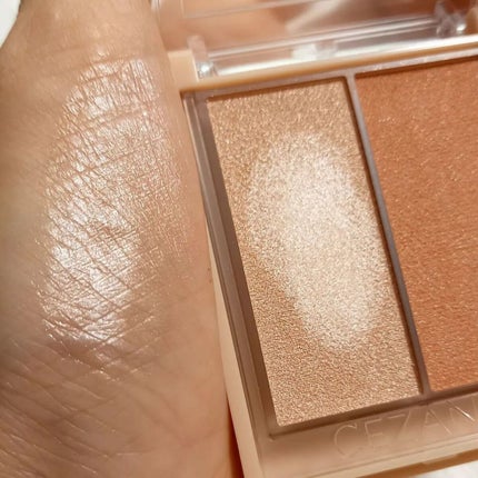 フェイスグロウカラー/CEZANNE/クリームハイライトを使ったクチコミ(3枚目)