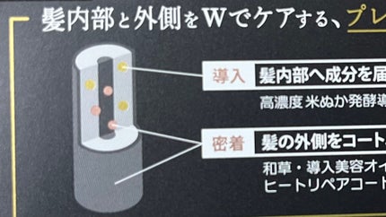 いち髪 THE PREMIUM Wケアブースター美容オイルマスク/いち髪/ヘアマスク・ヘアパックを使ったクチコミ(2枚目)
