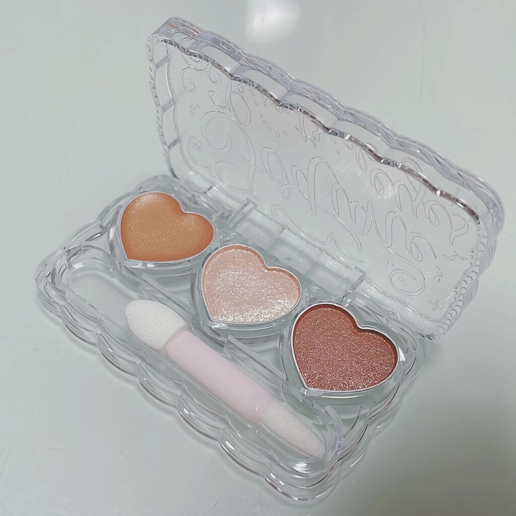 プリズムトリック 03 コーラルジュエル/フォーチュン/アイシャドウパレットを使ったクチコミ（2枚目）