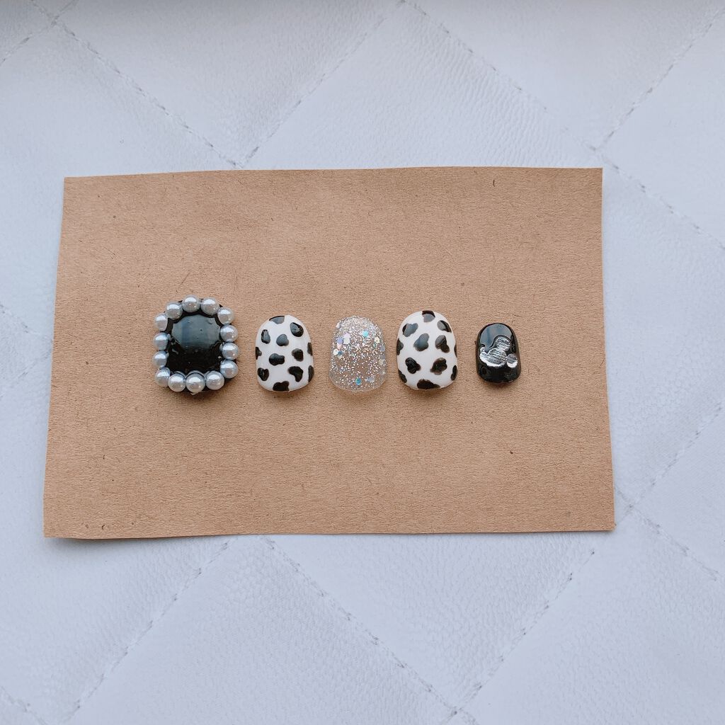 しずくネイルシール/キャンドゥ/ネイルシールを使ったクチコミ(1枚目)