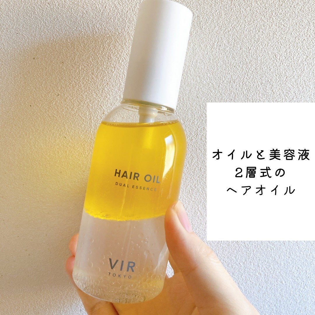 DUAL ESSENCE HAIR OIL/VIR TOKYO/ヘアオイルを使ったクチコミ(2枚目)