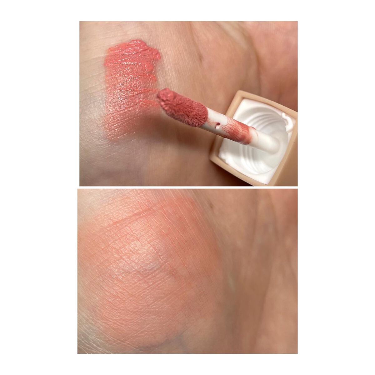 ベールレイヤーマットリップ 05 ピンクチーノ/Neker /口紅を使ったクチコミ（3枚目）