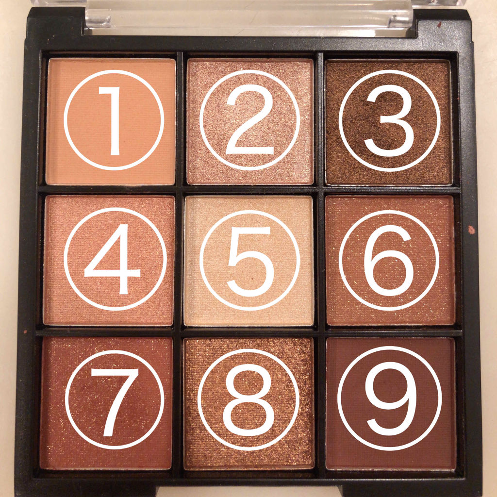 UR GLAM　BLOOMING EYE COLOR PALETTE/U R GLAM/アイシャドウパレットを使ったクチコミ（2枚目）