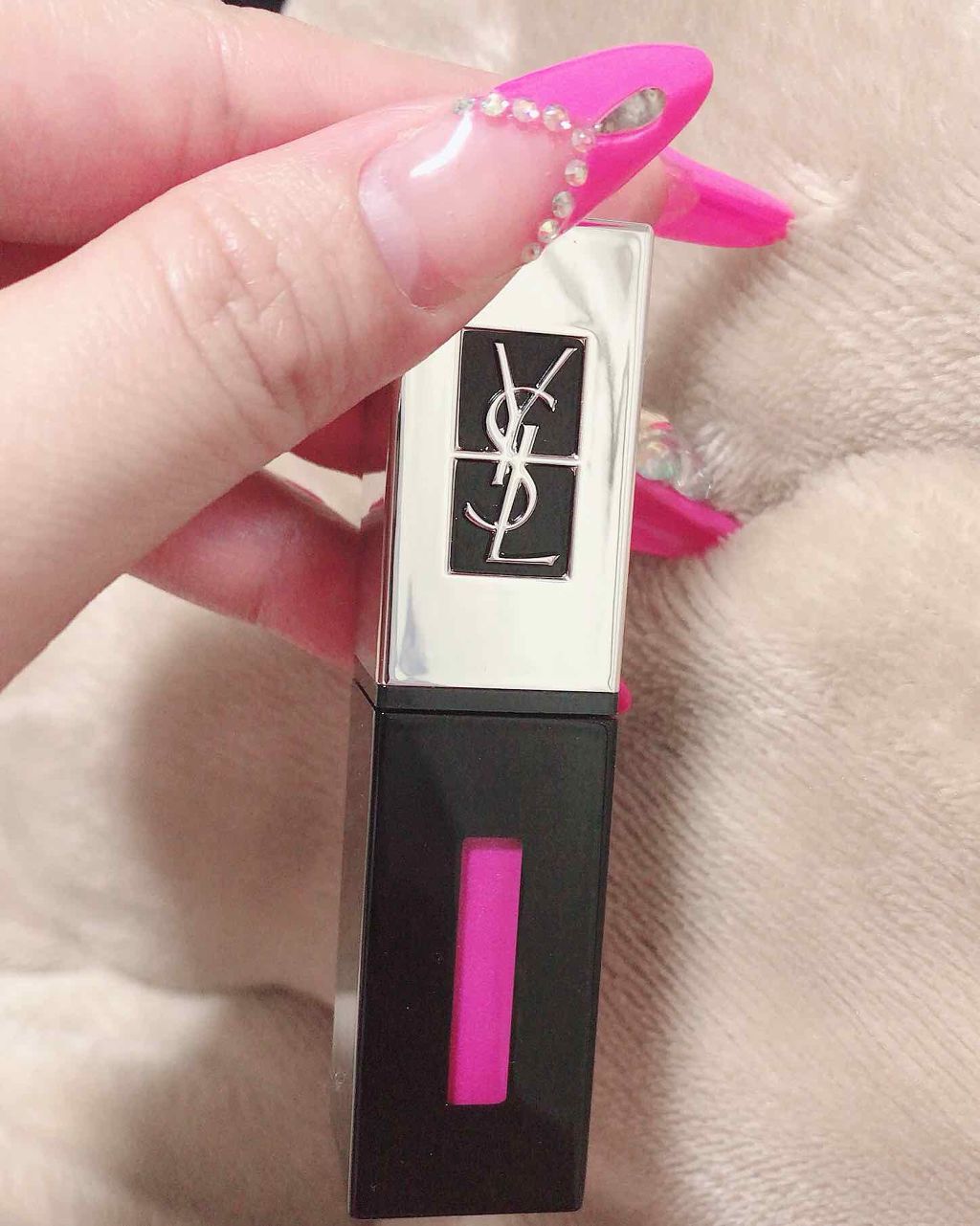 ルージュ ピュールクチュール ヴェルニ/YVES SAINT LAURENT BEAUTE/口紅を使ったクチコミ(1枚目)
