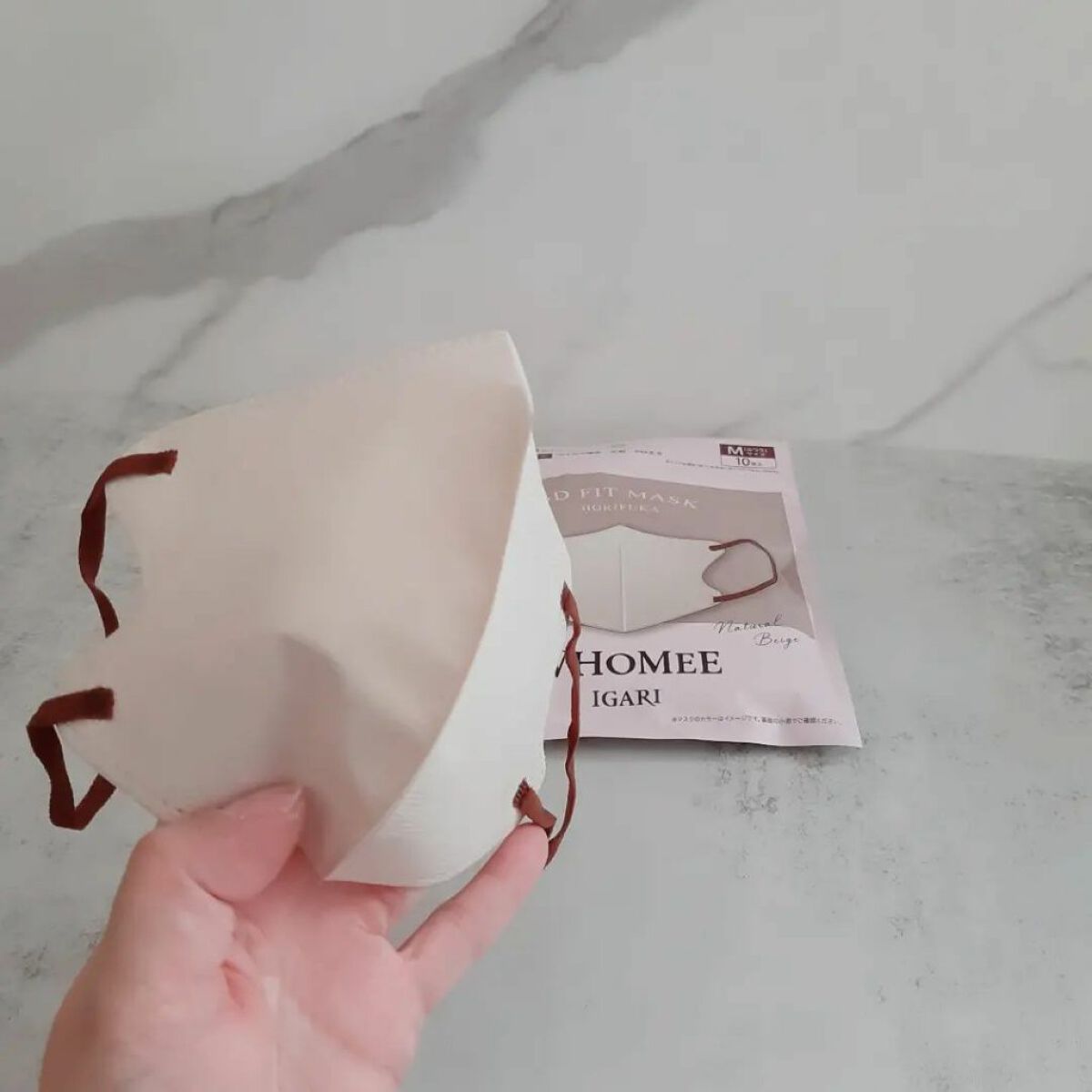 みぃ on LIPS 「WHOMEE3Dフィットマスク10枚入 550円税込#イガリシ..」(5枚目)