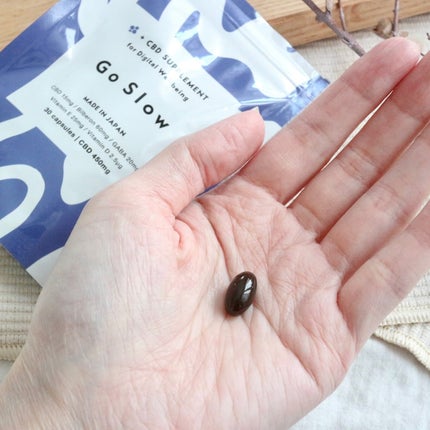 CBDサプリメント for デジタルウェルビーイング/Go Slow/健康サプリメントを使ったクチコミ(5枚目)