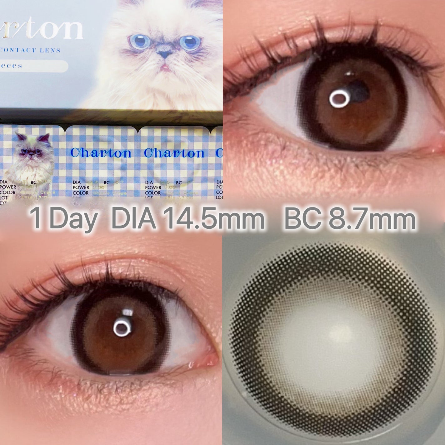 Charton 1day/Charton/ワンデー(1DAY)カラコンを使ったクチコミ(2枚目)