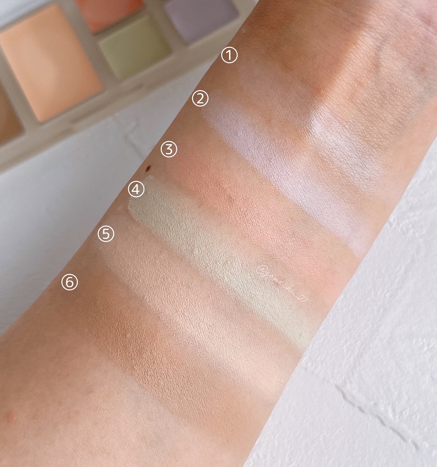 ブリージングコンシーラーパレット/Healus/パレットコンシーラーを使ったクチコミ(3枚目)