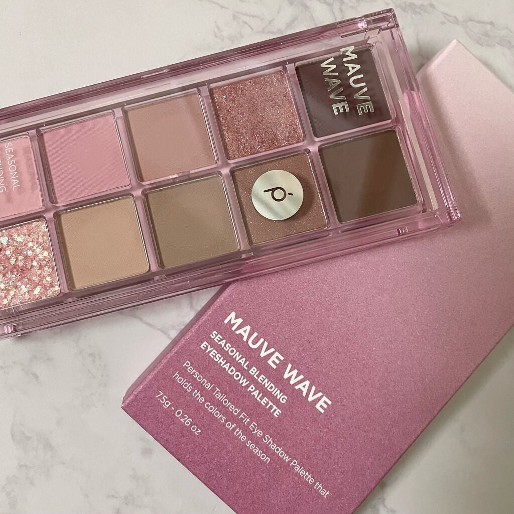 シーズナルブレンディングアイシャドウパレット/Peach C/アイシャドウパレットを使ったクチコミ(2枚目)