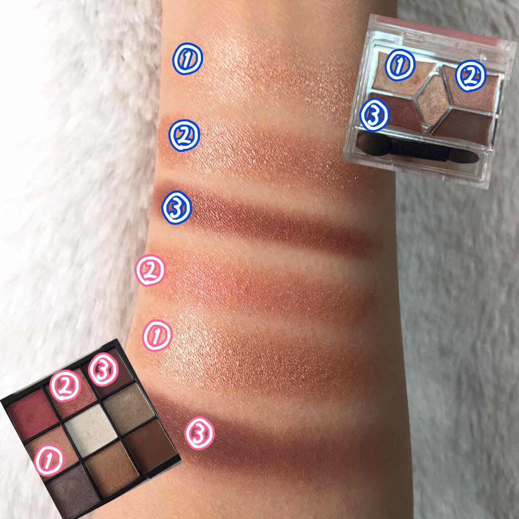 【旧品】パーフェクトスタイリストアイズ/キャンメイク/アイシャドウパレットを使ったクチコミ（2枚目）