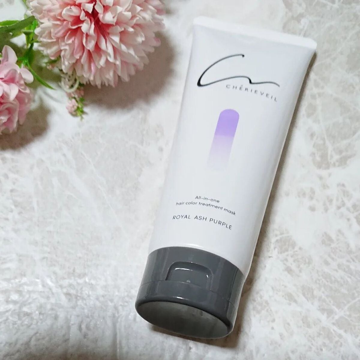 オールインワンヘアパック/シェリーヴェール/ヘアカラーを使ったクチコミ(3枚目)