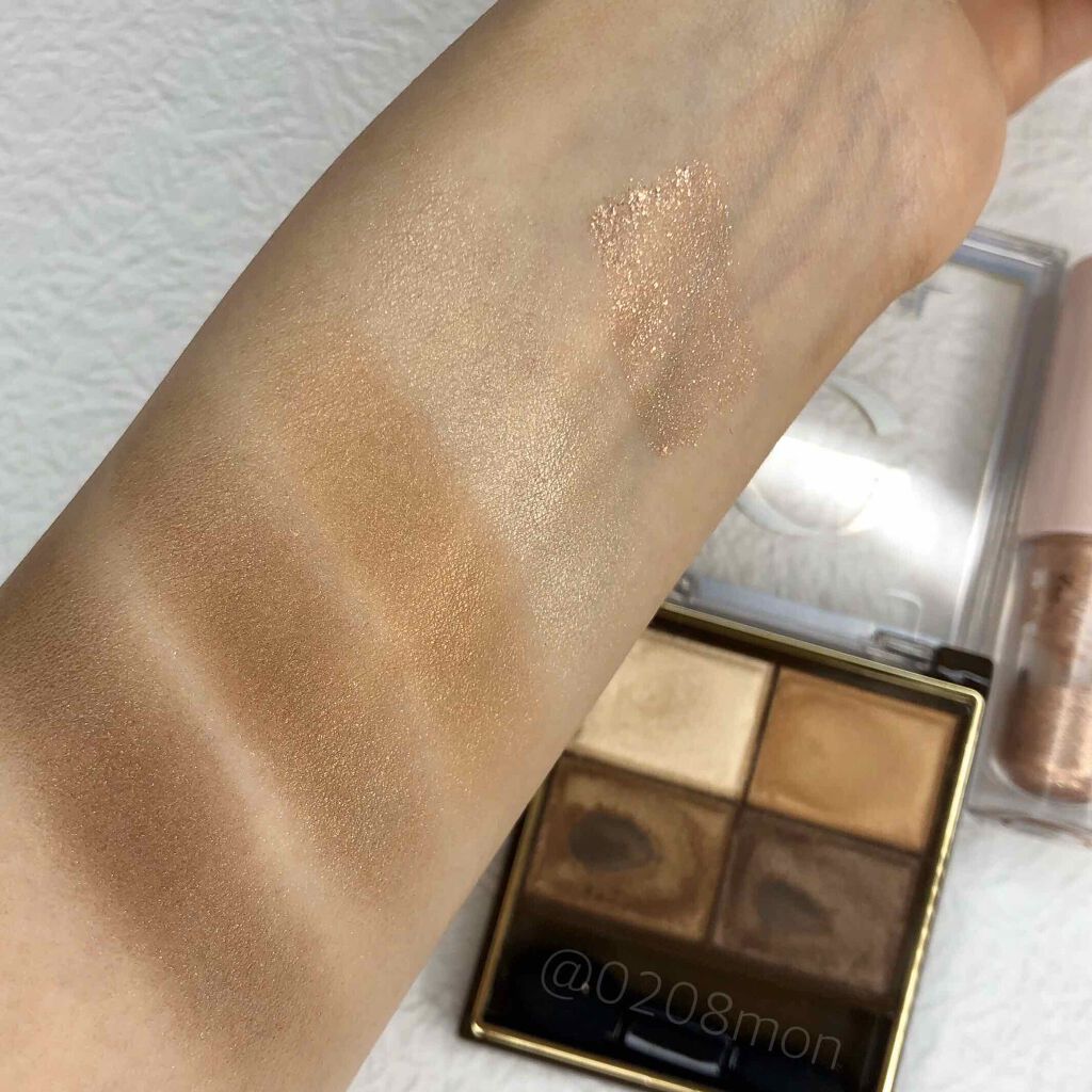 スキニーリッチシャドウ/excel/アイシャドウパレットを使ったクチコミ(4枚目)