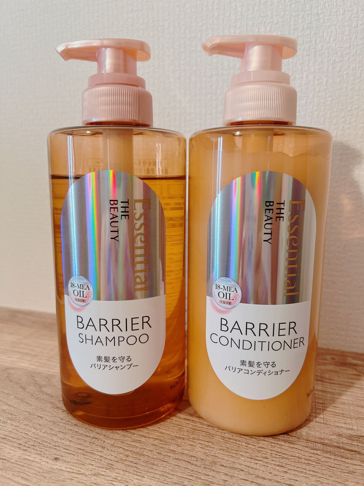 ザビューティ 髪のキメ美容素髪を守る バリアシャンプー/コンディショナー/エッセンシャル/シャンプー・コンディショナーを使ったクチコミ(1枚目)