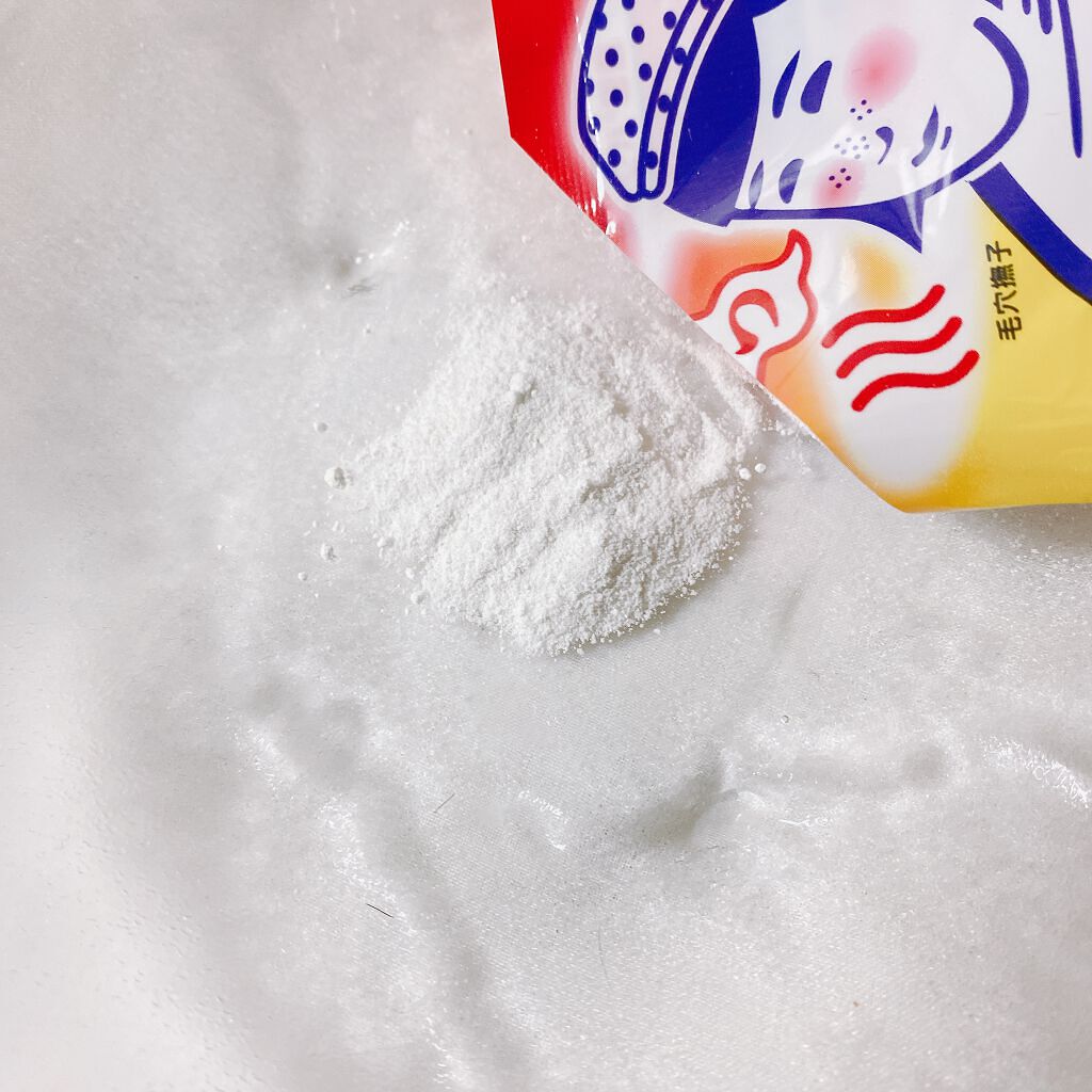 重曹つるつる風呂/毛穴撫子/炭酸系入浴剤を使ったクチコミ(3枚目)