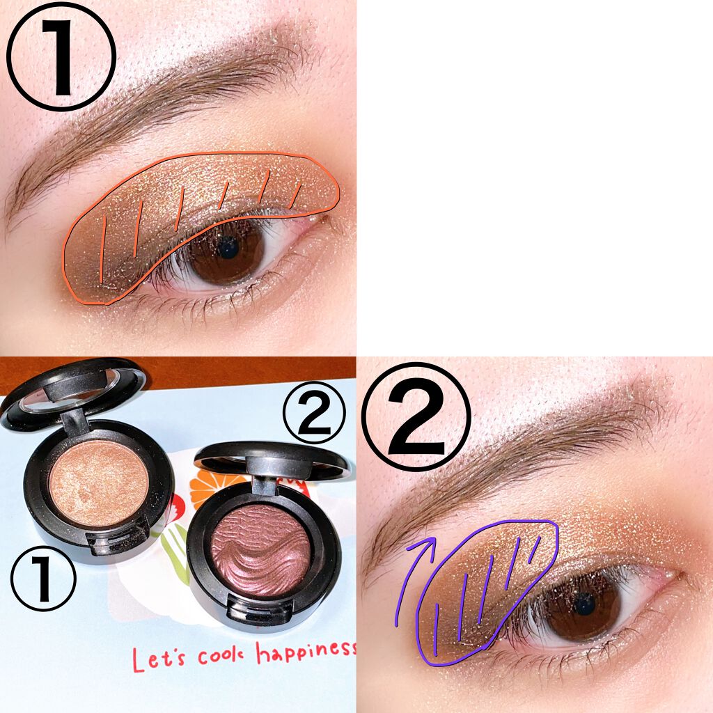 スモール アイシャドウ/M・A・C/単色アイシャドウを使ったクチコミ(5枚目)