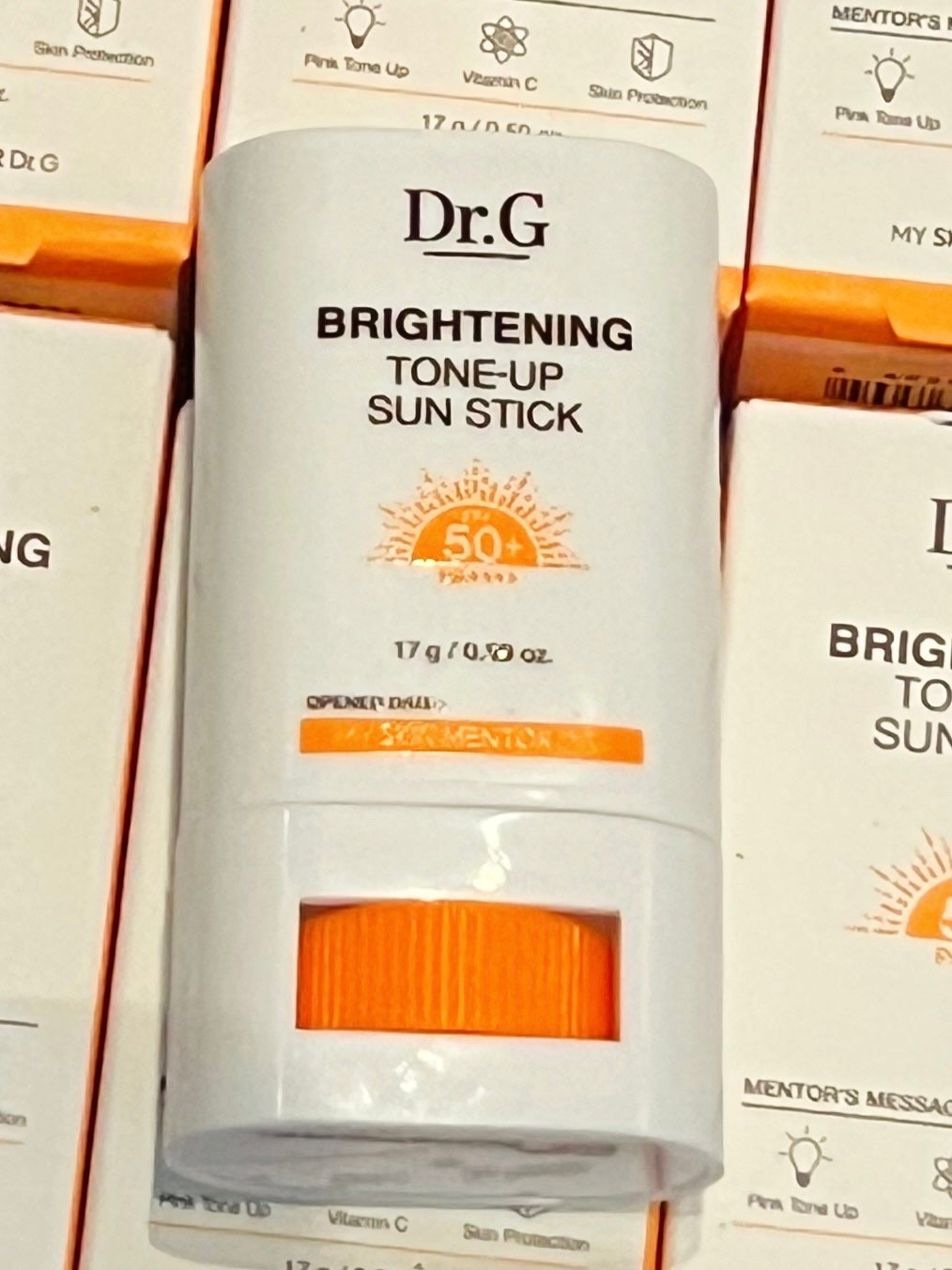 ブライトニングアップサンスティック SPF50+ PA++++/Dr.G/日焼け止めスティックを使ったクチコミ(1枚目)