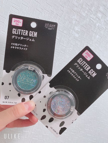 URGLAM GLITTER GEM/U R GLAM/ジェル・クリームチークを使ったクチコミ(1枚目)