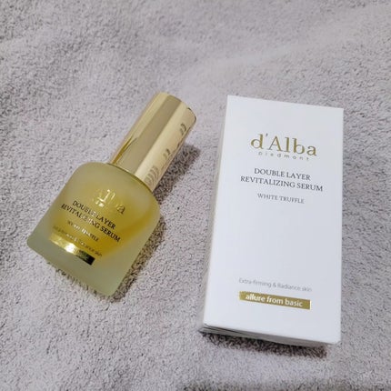 ホワイトトリュフダブルレイヤーリバイタライジングセラム/ダルバ/美容液を使ったクチコミ(5枚目)