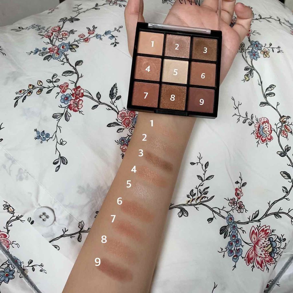 UR GLAM　BLOOMING EYE COLOR PALETTE/U R GLAM/アイシャドウパレットを使ったクチコミ（3枚目）