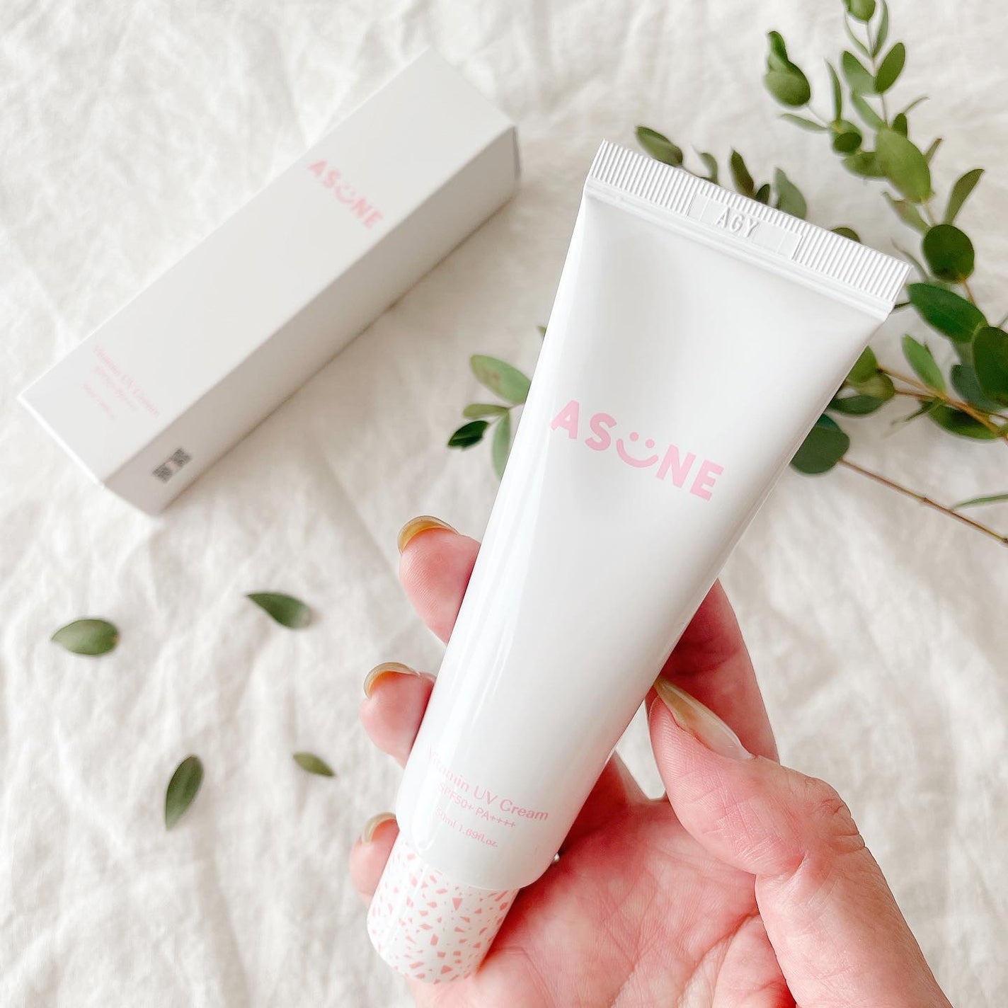 ビタミン UVクリーム/ASUNE /日焼け止めクリームを使ったクチコミ(1枚目)