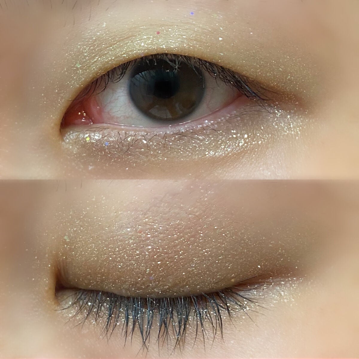 グリッターリキッドアイシャドウ/aZTK/リキッドアイシャドウを使ったクチコミ(6枚目)