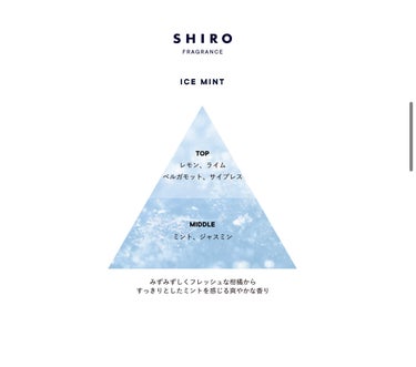 SHIRO アイスミント ボディスクラブのクチコミ「 夏に向けてｸｰﾙｱｲﾃﾑ購入💙

SHIROから5/10 ﾘﾘｰｽ 𓈒𓏸

 『暑い季節の救.....」（2枚目）