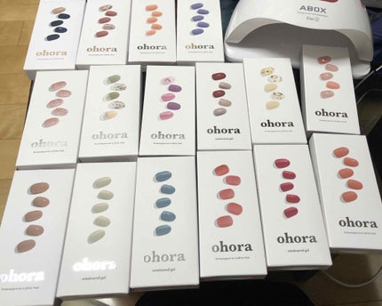 セミキュアジェルネイル(ハンド)/ohora/ネイルシールを使ったクチコミ(9枚目)