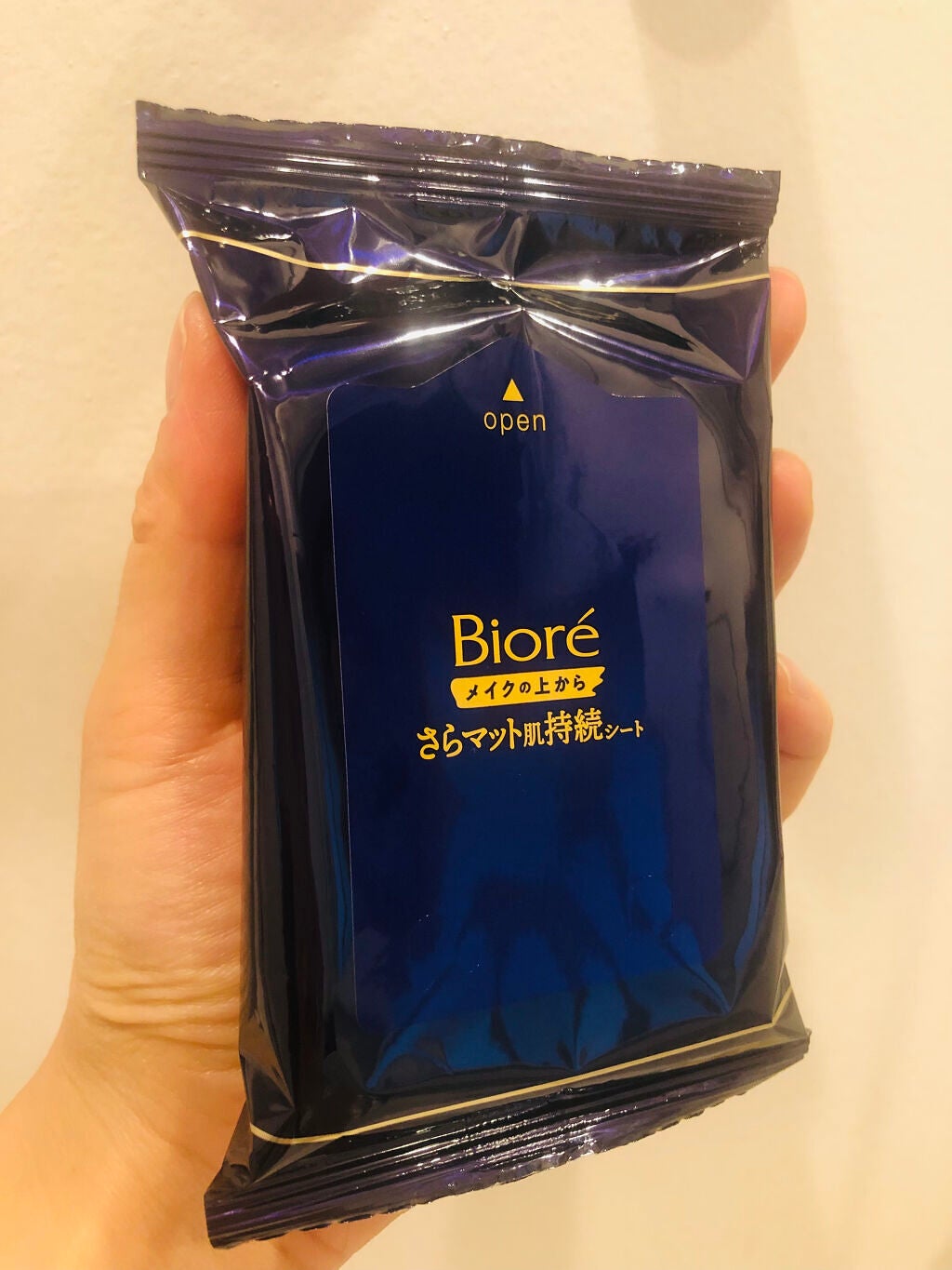 ビオレ メイク持続シート さらマット肌/ビオレ/フェイスシートを使ったクチコミ(3枚目)