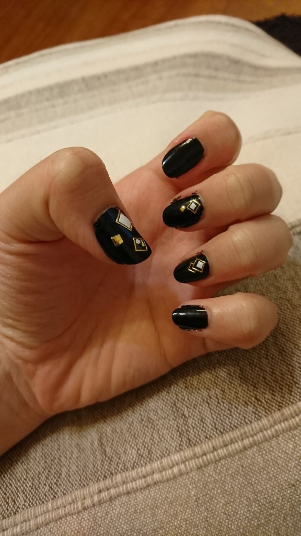 ネイルシール/セリア/ネイルシールを使ったクチコミ（2枚目）