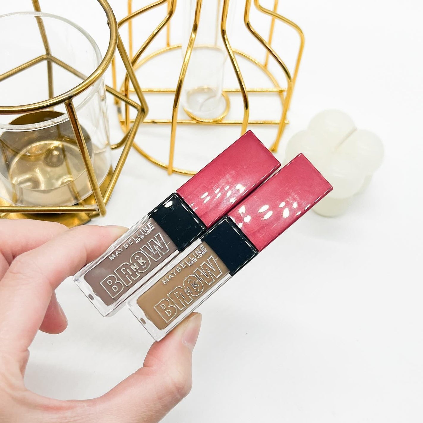 ブロウインク 3D スタイリングジェル/MAYBELLINE NEW YORK/眉マスカラを使ったクチコミ(1枚目)