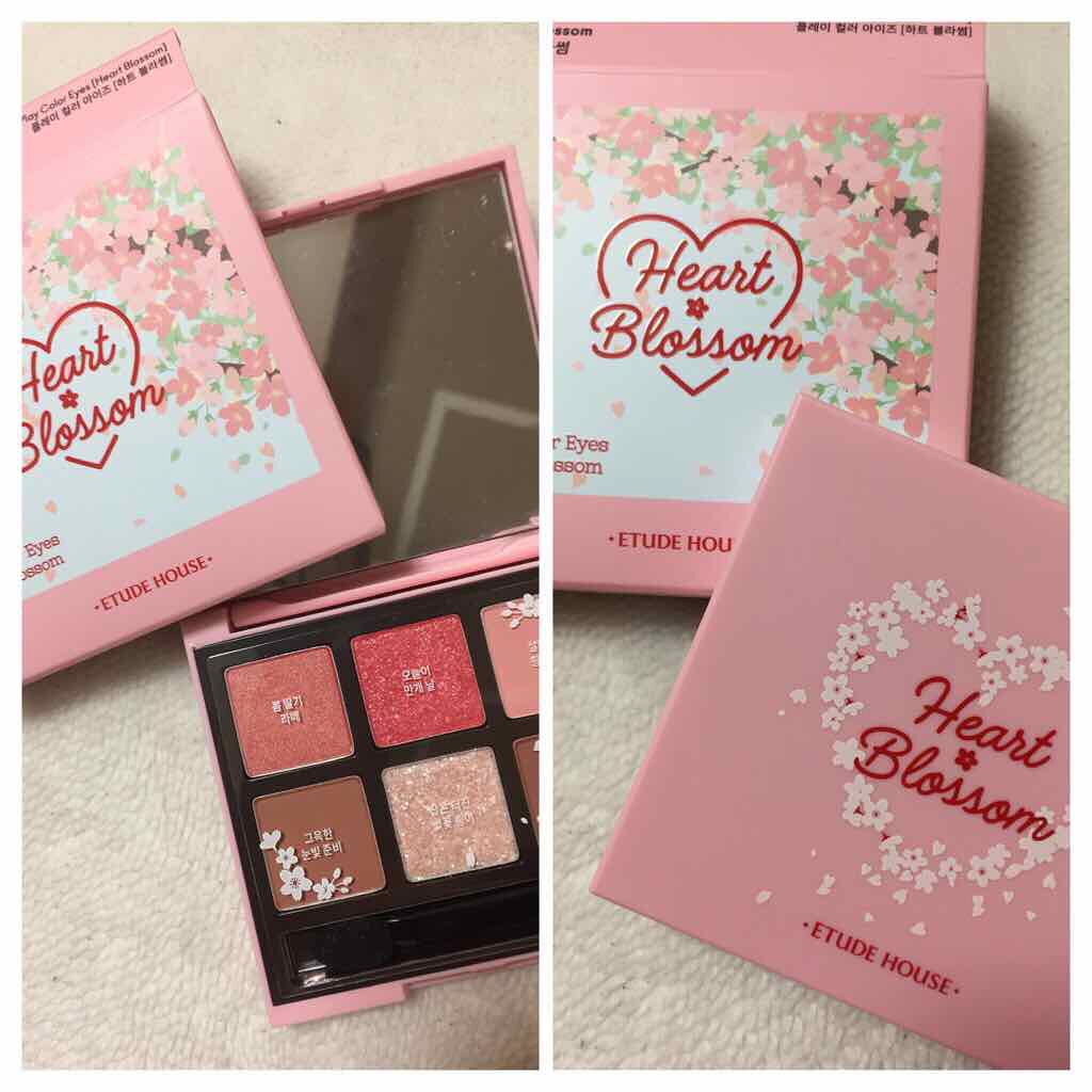 ハート プレイカラーアイズ/ETUDE/アイシャドウパレットを使ったクチコミ(1枚目)
