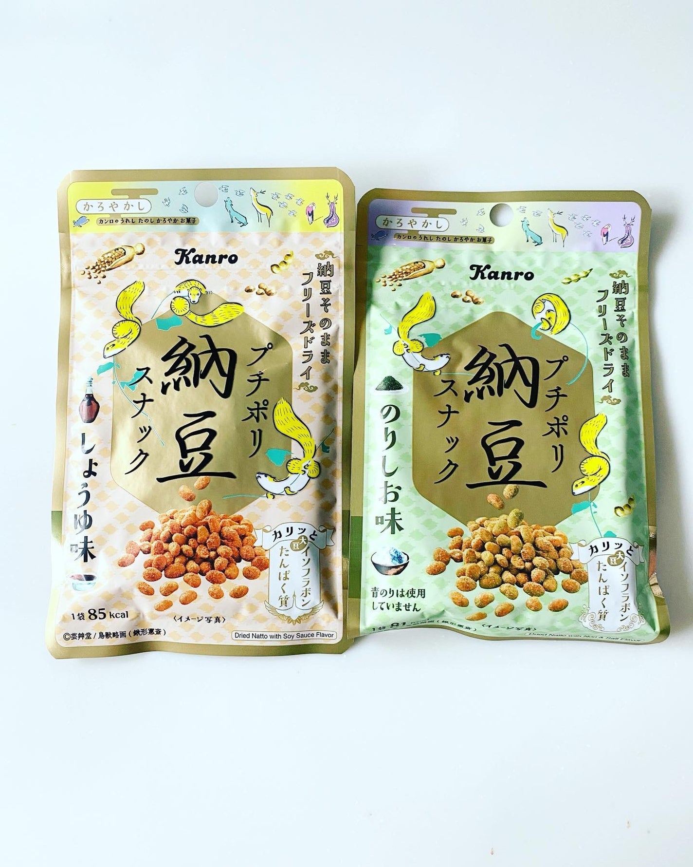 プチポリ納豆スナック/カンロ/食品を使ったクチコミ(1枚目)