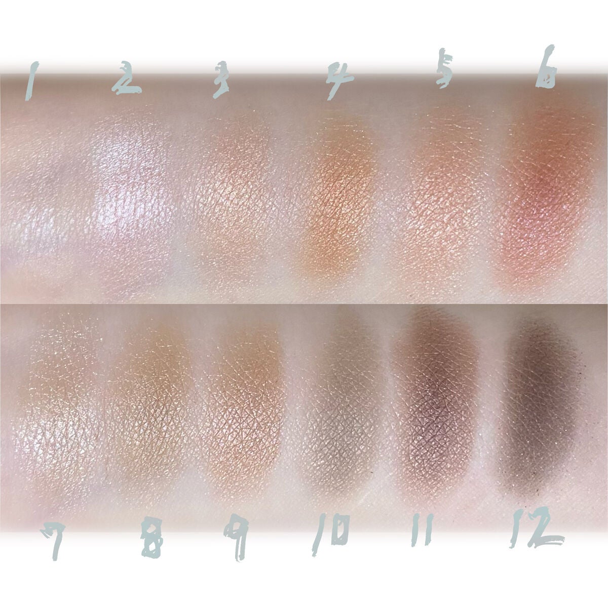 ヌードパレット ブラッシュド/MAYBELLINE NEW YORK/アイシャドウパレットを使ったクチコミ(4枚目)