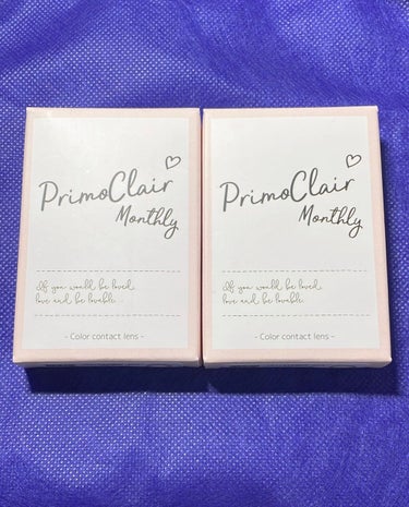 Primo Clair Monthly/Primo Clair Monthly/カラーコンタクトレンズを使ったクチコミ（2枚目）