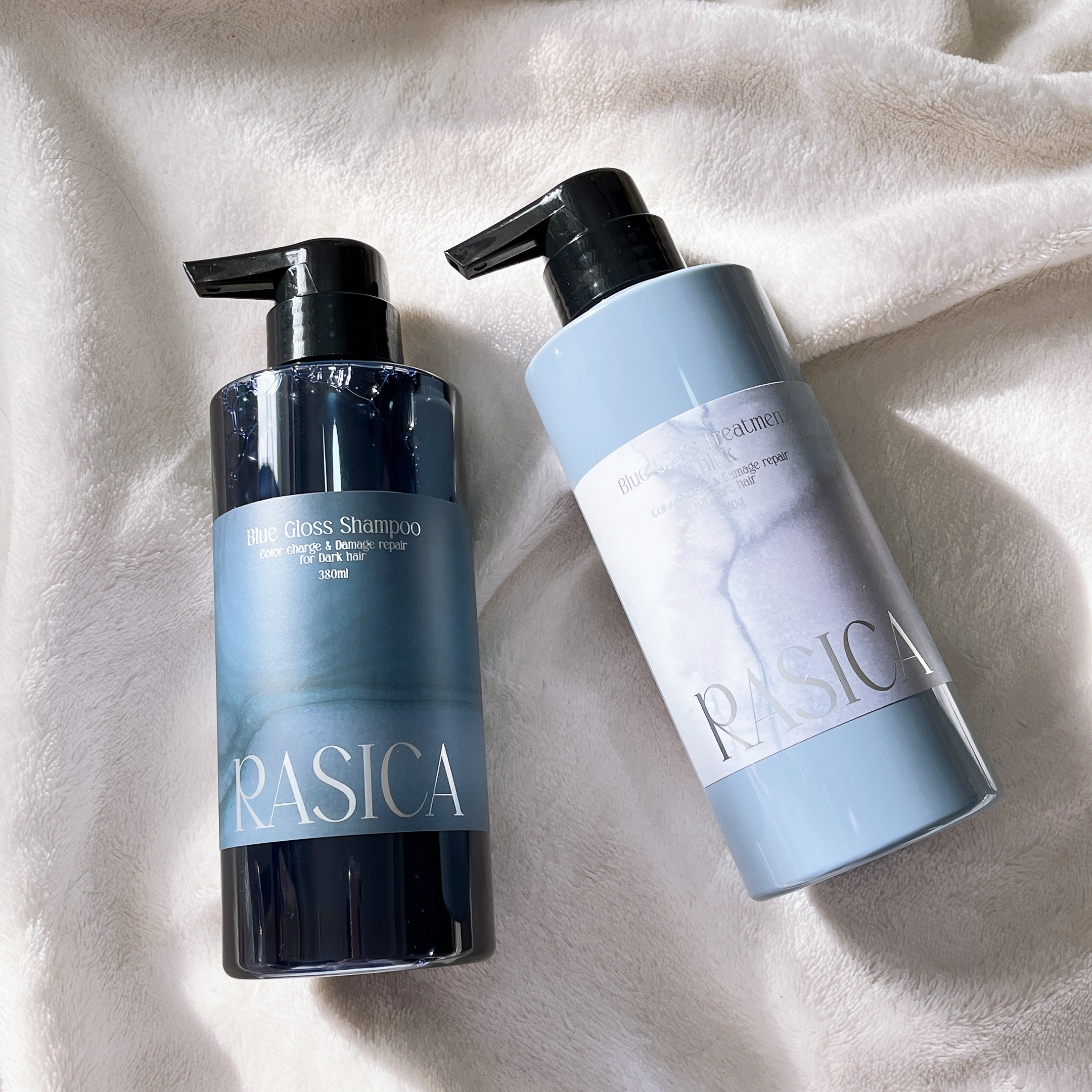 ブルーグロスシャンプー/トリートメント/rasica/市販シャンプーを使ったクチコミ（1枚目）