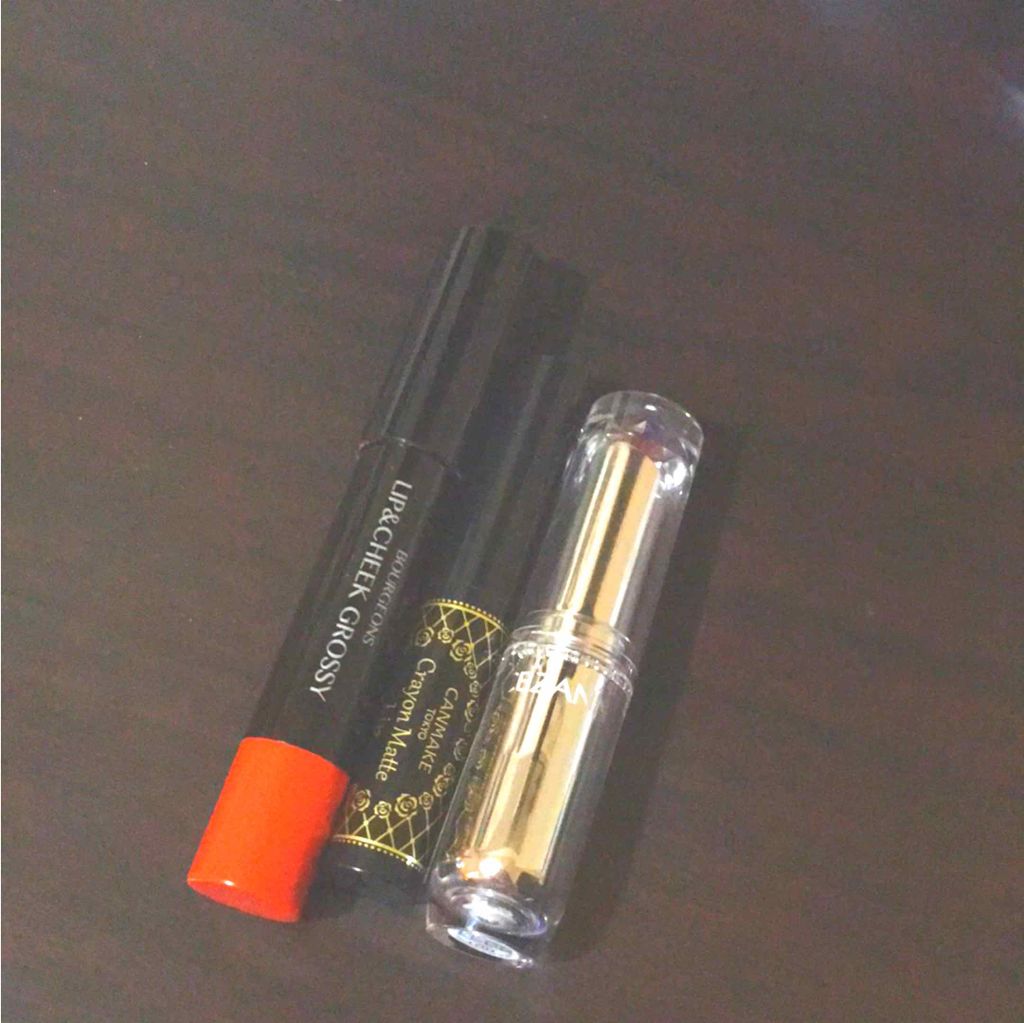 ラスティンググロスリップ/CEZANNE/口紅を使ったクチコミ（1枚目）