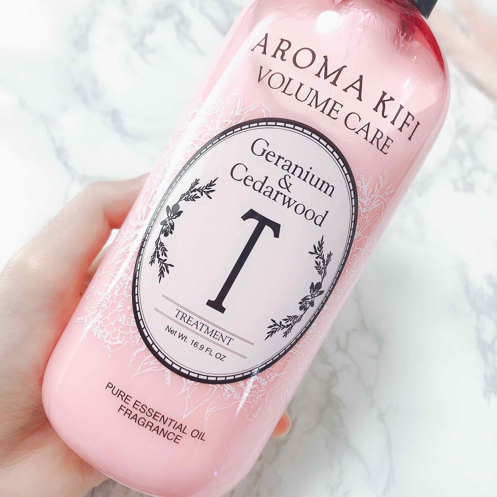 ボリュームケアシャンプー/トリートメント/AROMA KIFI/シャンプー・コンディショナーを使ったクチコミ(4枚目)