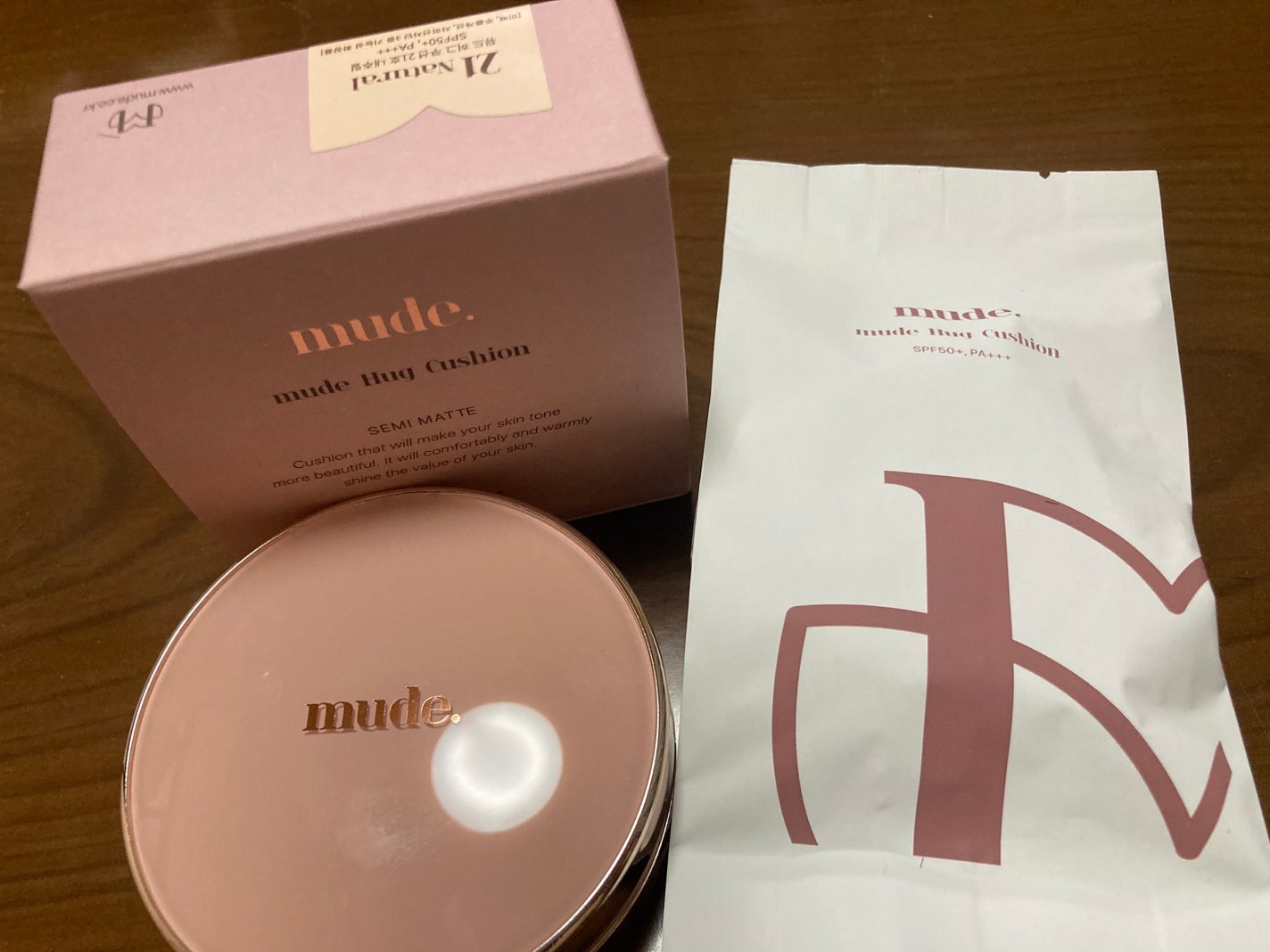 ハグクッション/mude/クッションファンデーションを使ったクチコミ(1枚目)