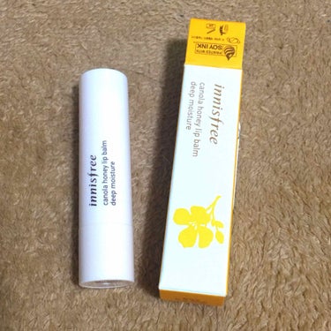 最近買った韓国コスメが良かったのでレビュー。

Innisfree キャノーラハニーリップバーム 高保湿

わたしは高保湿タイプの方を購入しました！
普通のタイプもあります！

柔らかいテクスチャーでと