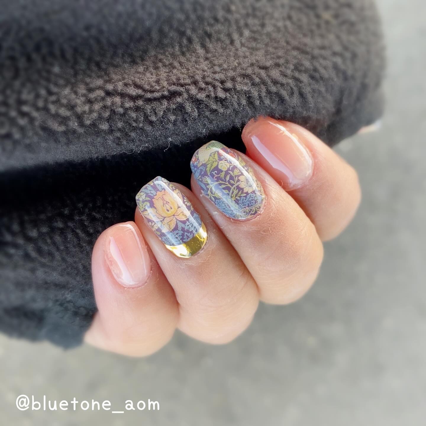 ジェルネイルシール/キャンドゥ/ネイルシールを使ったクチコミ（2枚目）