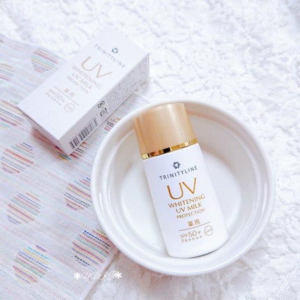 薬用ホワイトニング UVミルク プロテクション/トリニティーライン/日焼け止めミルクを使ったクチコミ(1枚目)