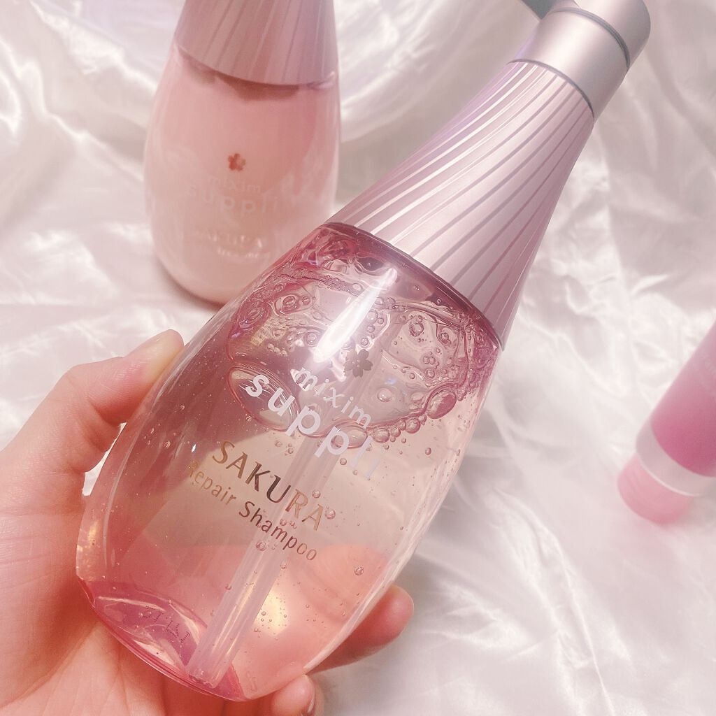 リペア サクラ トリプルセット/mixim suppli/市販シャンプーを使ったクチコミ(4枚目)