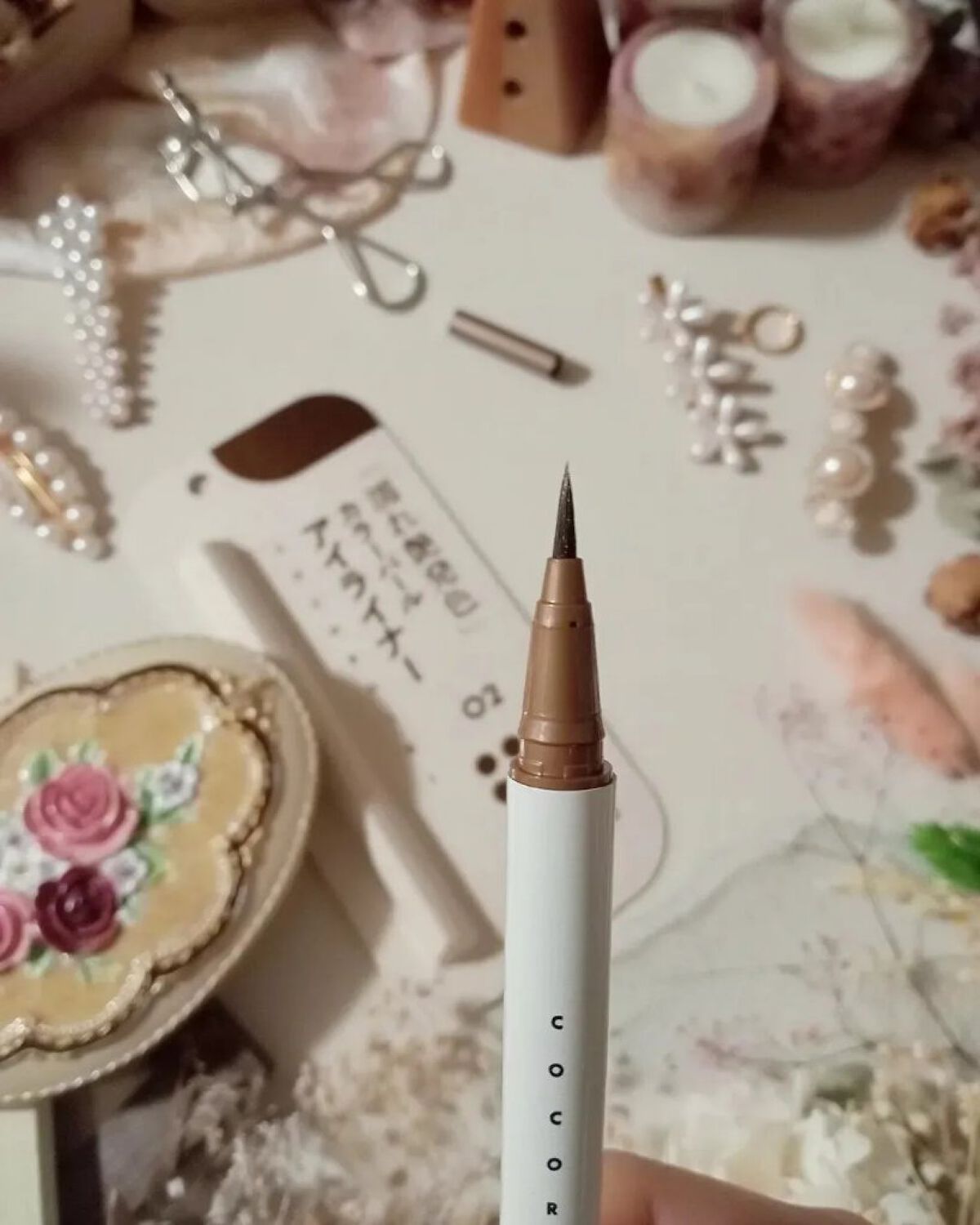 アイデザインライナー/COCOROIKI/リキッドアイライナーを使ったクチコミ（2枚目）