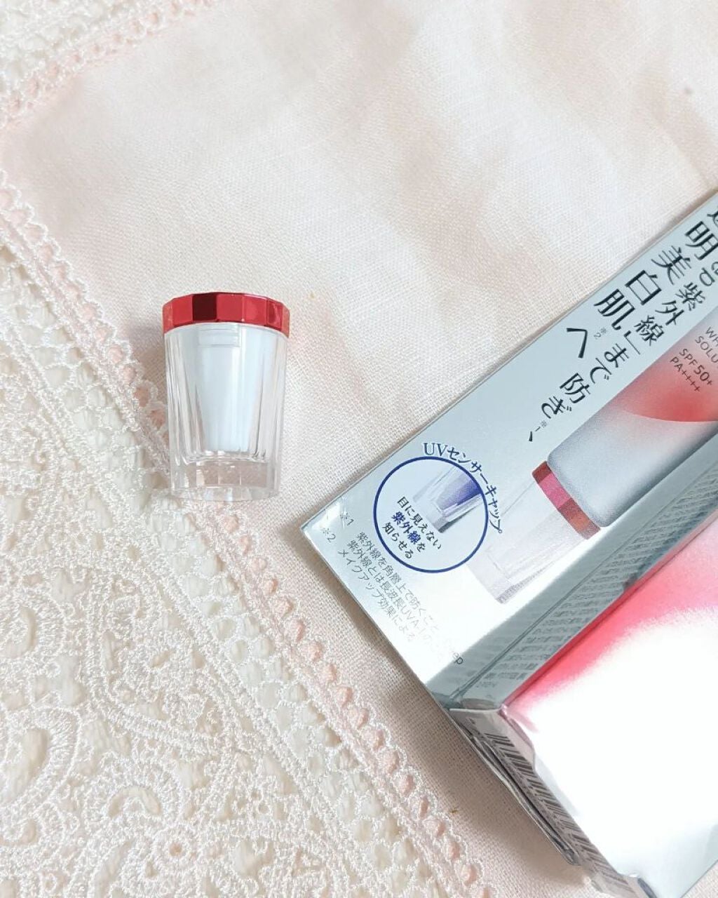 D-UVクリア ホワイトソリューション/アスタリフト/日焼け止めクリームを使ったクチコミ(4枚目)